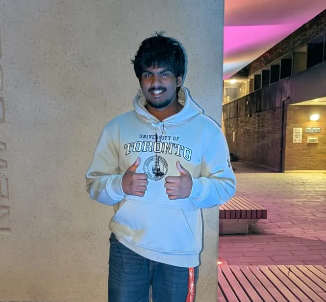 Srihith Jarabana, photographed.